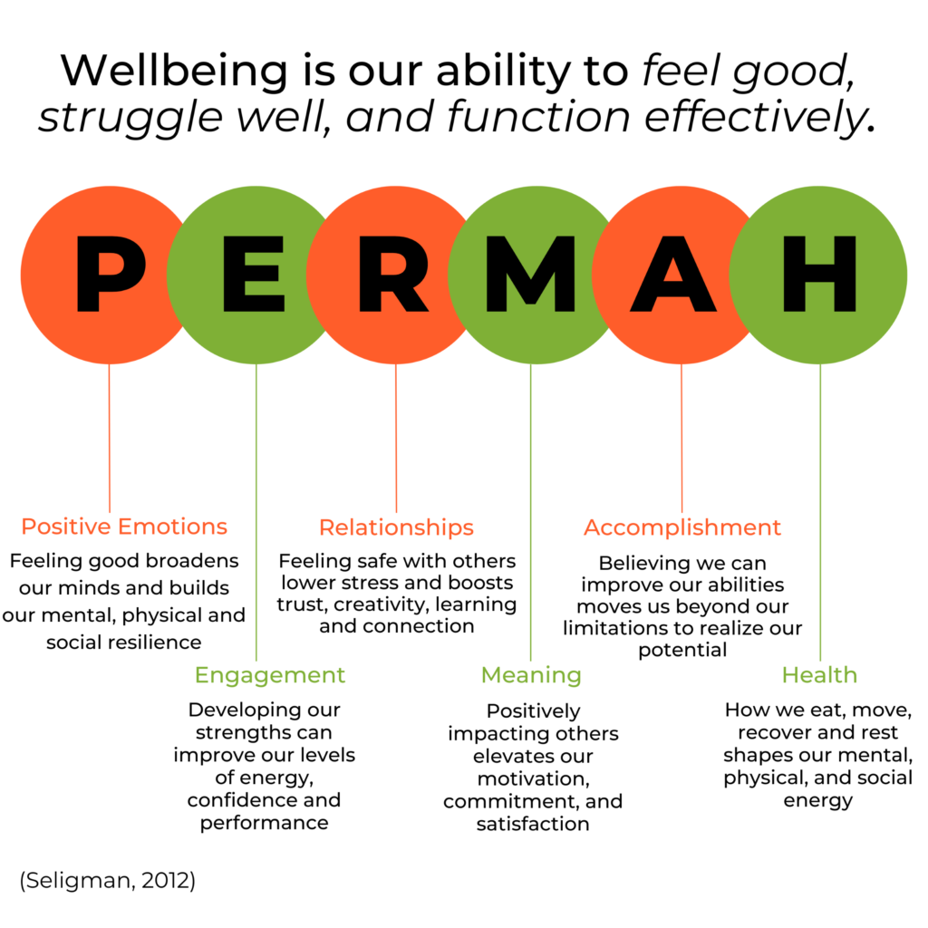 The PERMAH wellbeing framework is used by Midland, Michigan.