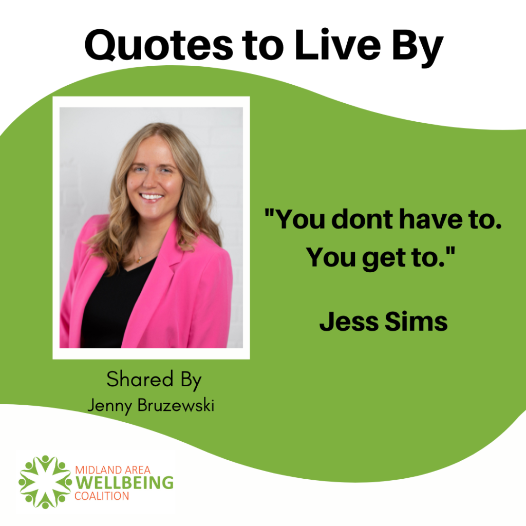 Jenny Bruzewski Quote To Live By Graphic