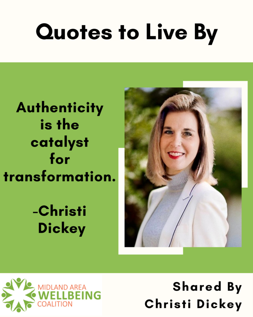 Christi Dickey Quote to Live By