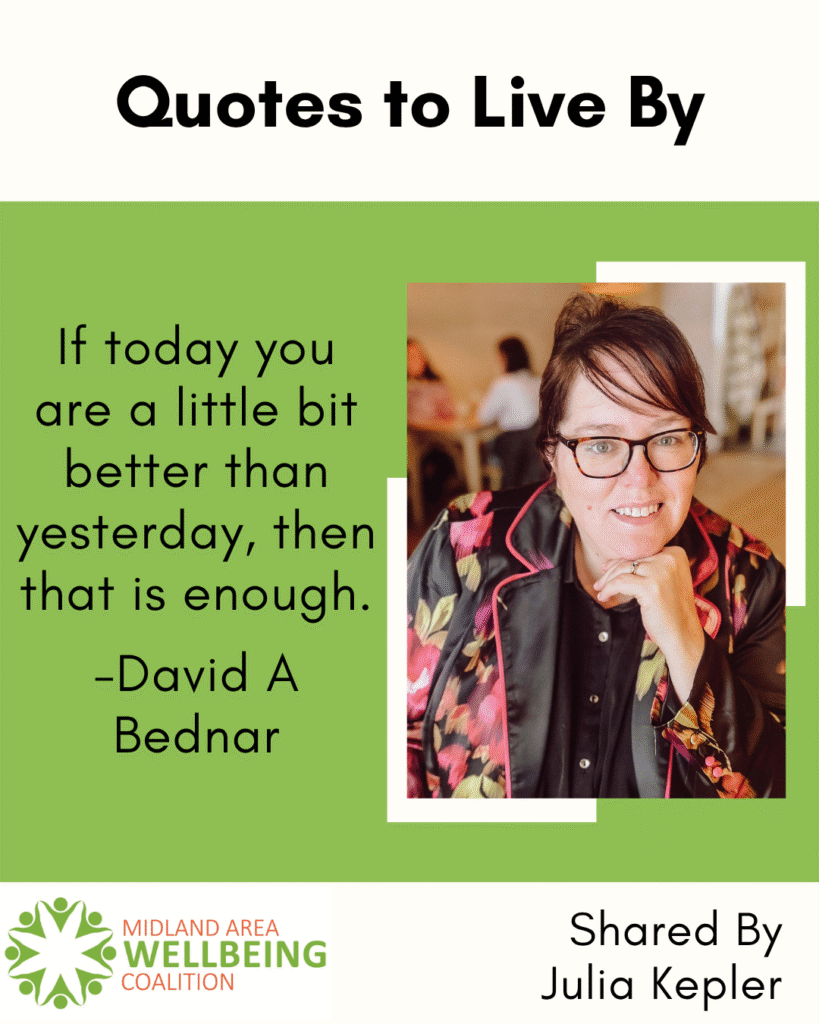 Quote to Live By from Julia Kepler