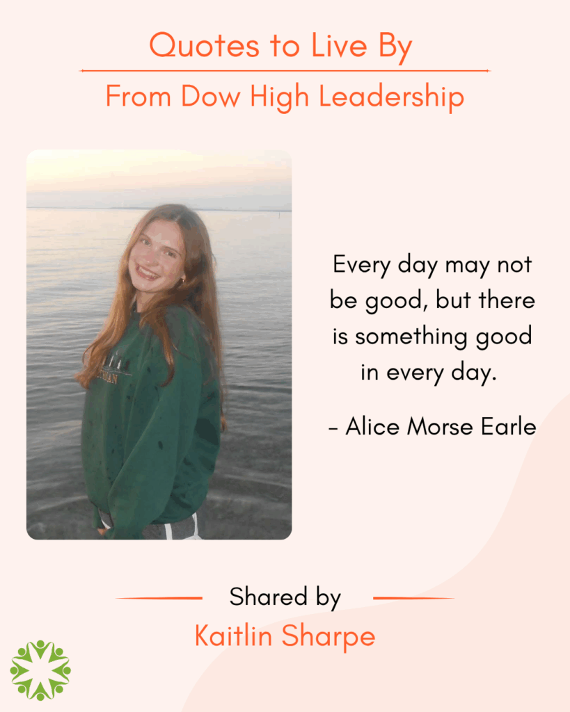 Quote to Live By from Kaitlin Sharpe