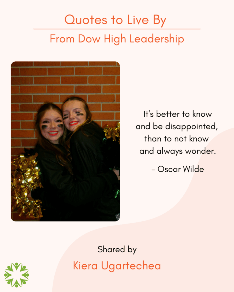 Quote to Live By from Kiera Ugartechea