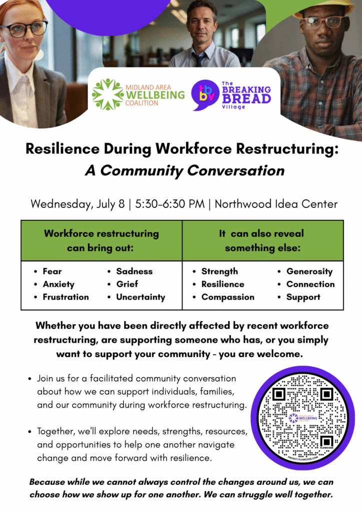 Community Conversation Restructuring Flyer